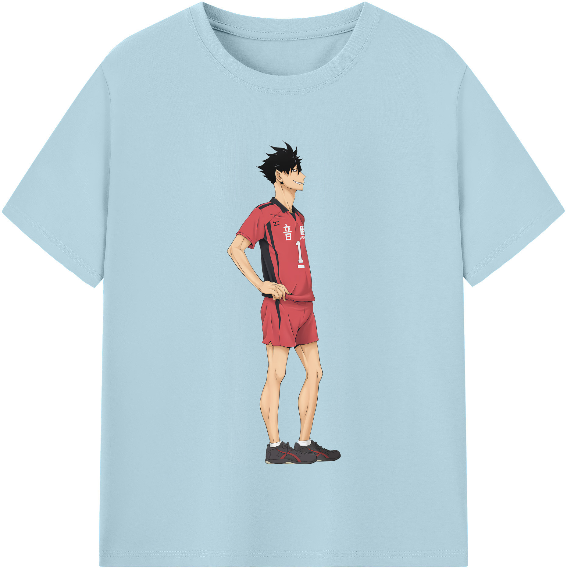 （画像用） ハイキュー!! Haikyu!! 綿100％半袖Tシャツ（フロントプリント）